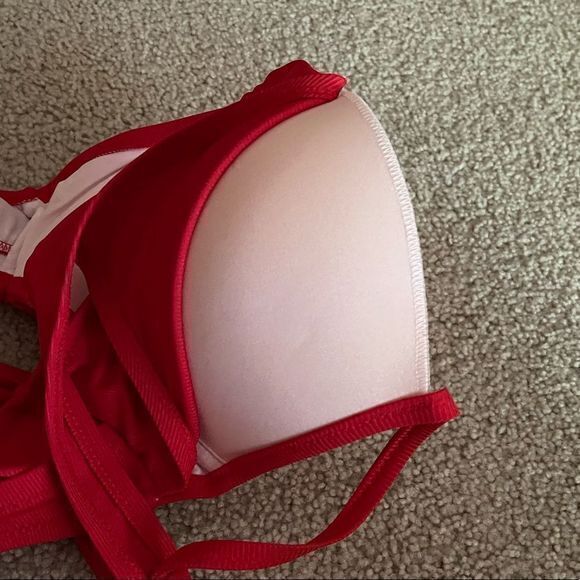 NWOT 38B Shade and Shore‎ Red Light Lift Bralette Bikini Top - Picture 6 of 6